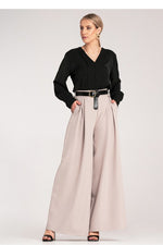 Damebukser Figl til dame fra MS StyleHaven, laget av polyester, farge Svart, størrelse S/M, med sleeveless ermer, perfekt til dress
