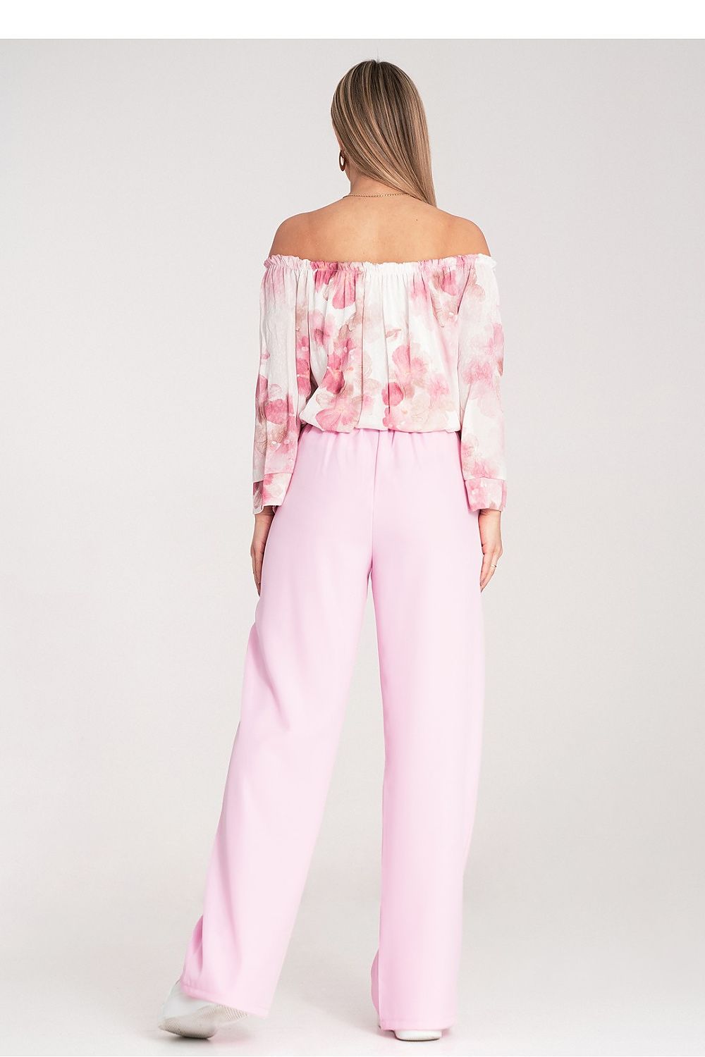 Damebukser Figl til dame fra MS StyleHaven, laget av polyester, farge Rosa, størrelse S/M, med long ermer, perfekt til dress