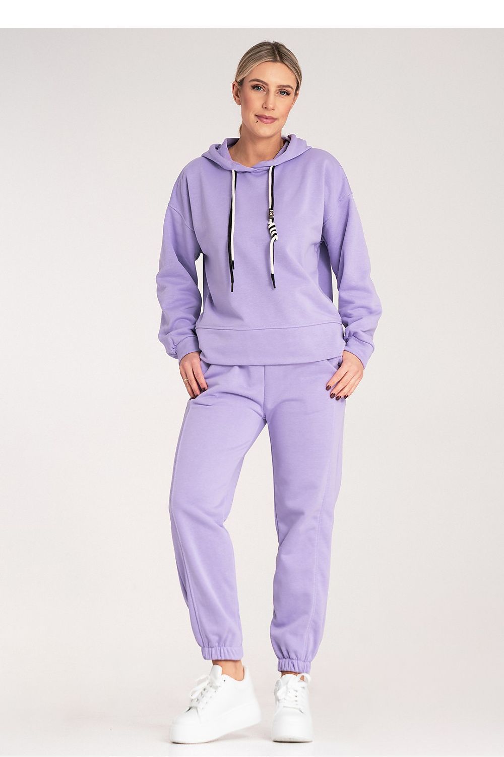 Sett Figl til dame fra MS StyleHaven, laget av Bomull; polyester, farge Fiolett, størrelse S/M, med 3-4; long ermer, perfekt til dress