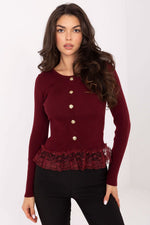 Genser FP for kvinner fra MS StyleHaven, i fargen beige, størrelse one-size-fits-all ermer
