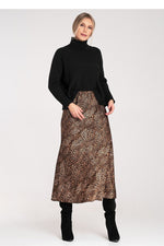 Høyhalset Figl-genser til dame fra MS StyleHaven, i fargen svart, størrelse S/M på ermene