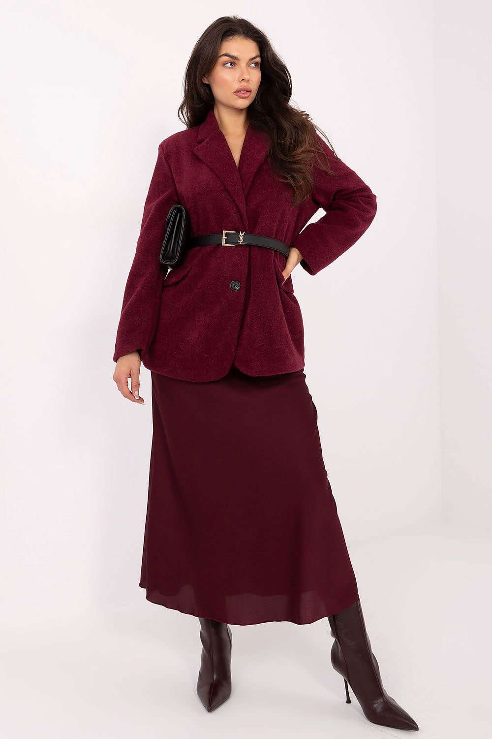 Enknappskåpe Rue Paris for kvinner fra MS StyleHaven, i fargen brun, størrelse one-size-fits-all ermer