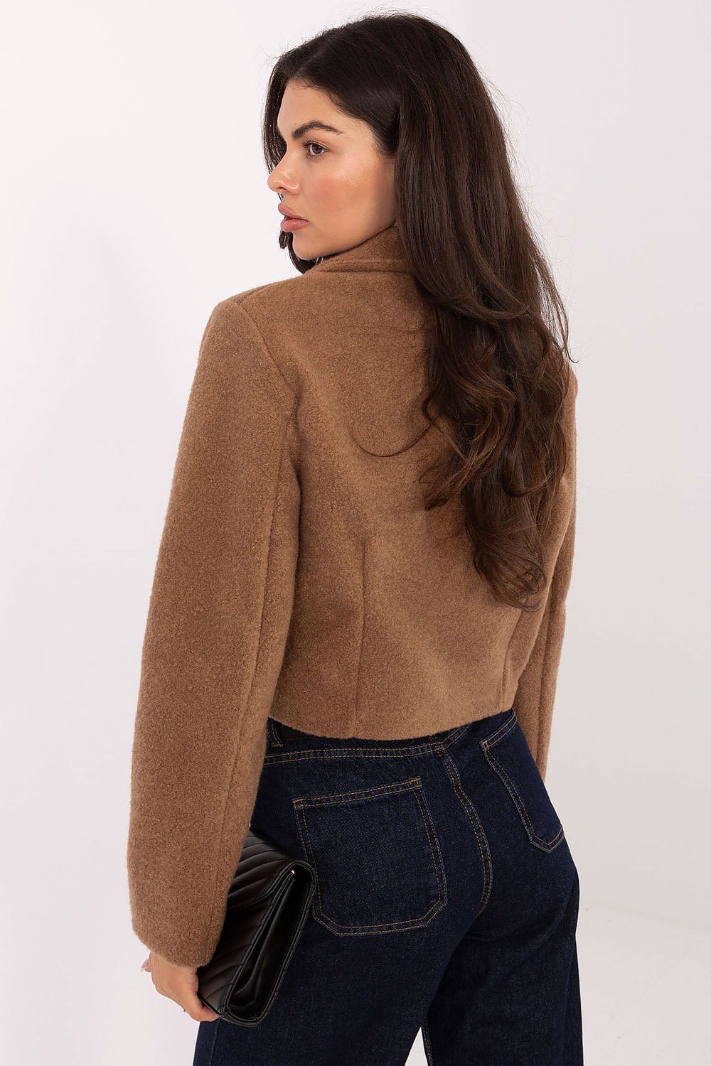 Kåpe Rue Paris til dame fra MS StyleHaven, i fargen brun 3, størrelse S/M ermer