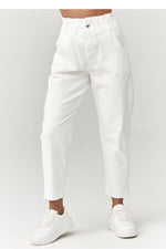  corduroy trousers model 223242 Makadamia 