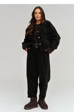  Corduroy jacket model 232014 Makadamia 