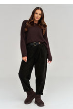  corduroy trousers model 232017 Makadamia 