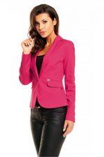 Jakke Cabba til dame fra MS StyleHaven; laget av Bomull; farge MarineblÃ¥; stÃ¸rrelse 44; med long ermer; perfekt til dress