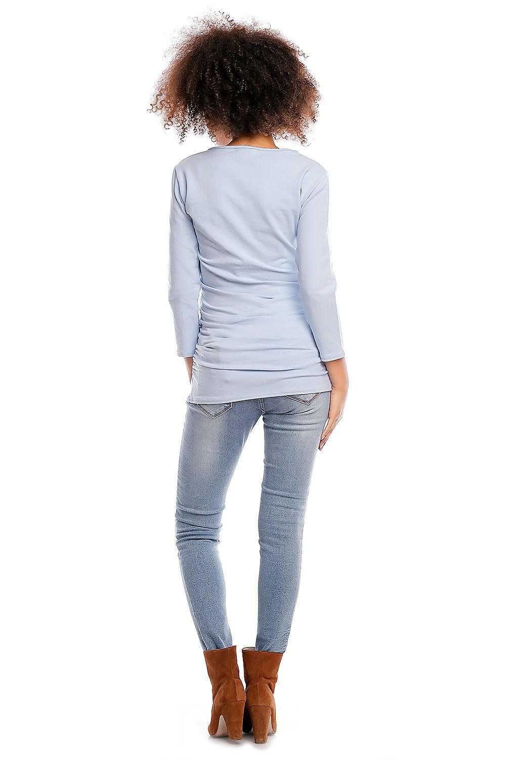 Barseltunika fra PeeKaBoo til dame fra MS StyleHaven, laget av Bomull, farge Rød, størrelse S/M, med 45720 ermer, perfekt til casual; dress