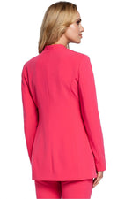 Jakke Moe til dame fra MS StyleHaven, laget av polyester; Viskose, farge Rosa, størrelse s, med long ermer, perfekt til casual; dress