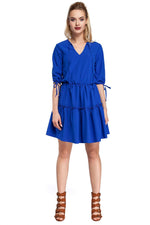 Mini Dagkjole Moe til dame fra MS StyleHaven, laget av polyester, farge Rosa, størrelse L, med 45720 ermer, perfekt til casual; dress