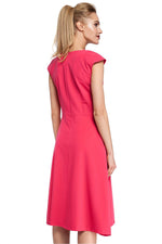 Dagkjole Moe til dame fra MS StyleHaven, laget av polyester; Viskose, farge Rosa, størrelse s, med short ermer, perfekt til casual; dress