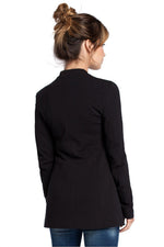 BeWear Elegant Cotton Knit Jacket til dame fra MS StyleHaven, laget av Bomull, farge Grønn, størrelse XL, med long ermer, perfekt til dress