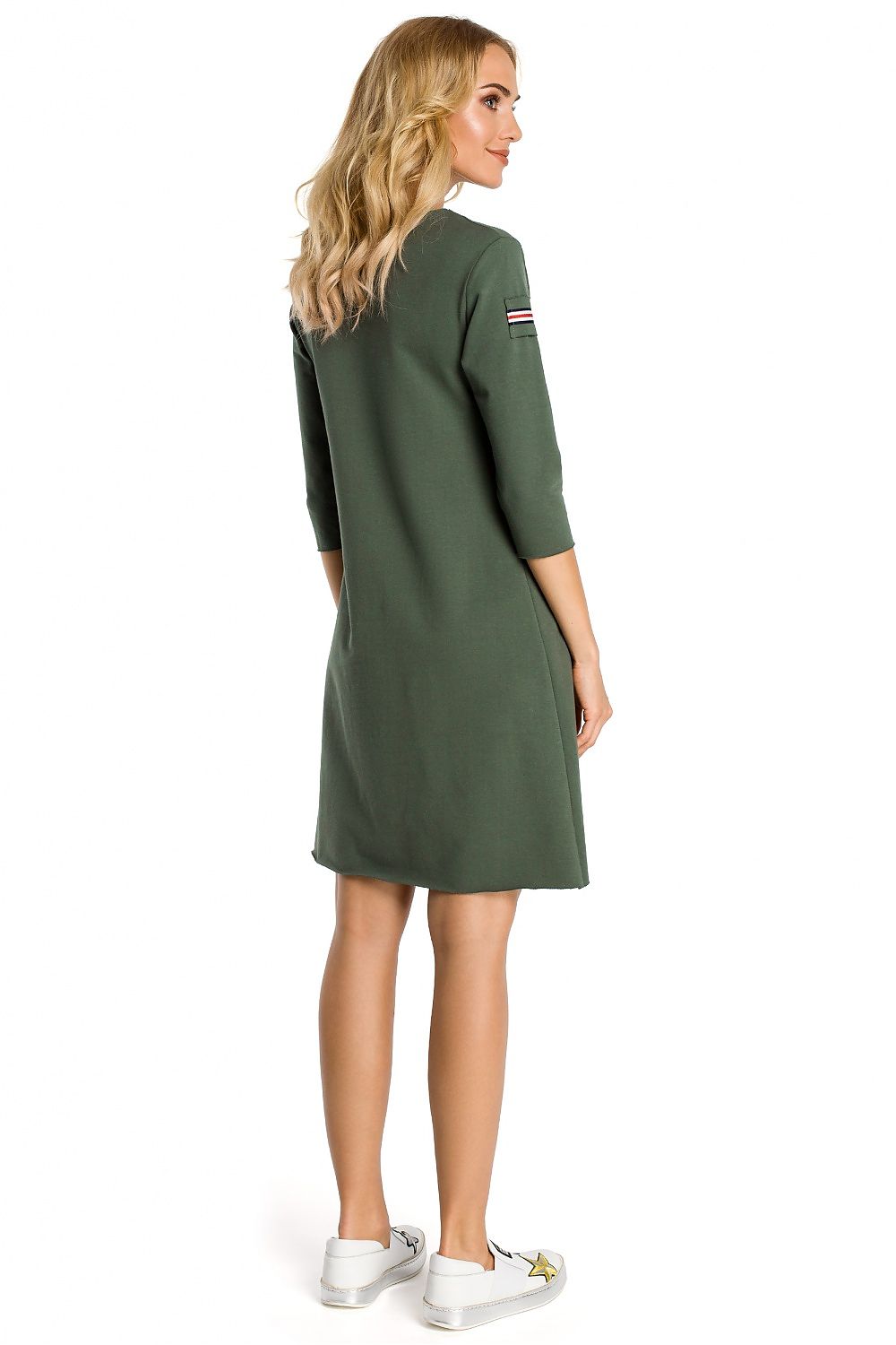Dagkjole Moe til dame fra MS StyleHaven, laget av Bomull, farge Rød, størrelse XL, med 45720 ermer, perfekt til casual; dress
