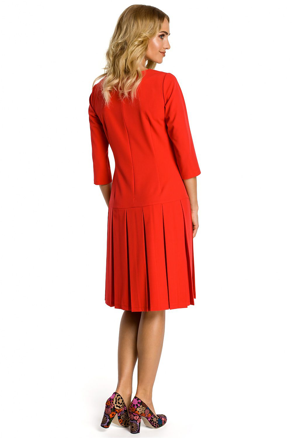 Korte ermer Dagkjole Moe til dame fra MS StyleHaven, laget av polyester; Viskose, farge Blå, størrelse XL, med 45720 ermer, perfekt til casual; dress