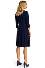Korte ermer Dagkjole Moe til dame fra MS StyleHaven, laget av polyester; Viskose, farge Rød, størrelse s, med 45720 ermer, perfekt til casual; dress
