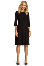 Korte ermer Dagkjole Moe til dame fra MS StyleHaven, laget av polyester; Viskose, farge Rød, størrelse M, med 45720 ermer, perfekt til casual; dress