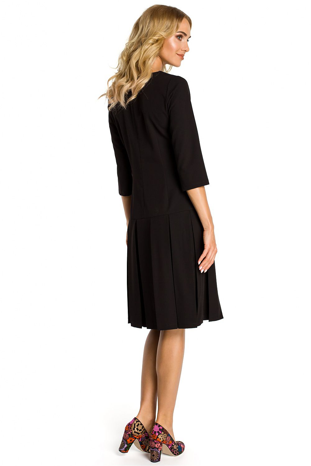 Korte ermer Dagkjole Moe til dame fra MS StyleHaven, laget av polyester; Viskose, farge Rød, størrelse L, med 45720 ermer, perfekt til casual; dress