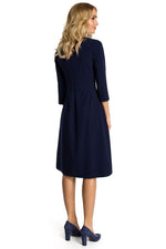 Stretch Dagkjole Moe til dame fra MS StyleHaven, laget av polyester; Viskose, farge Rød, størrelse s, med 45720 ermer, perfekt til casual; dress