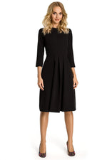 Stretch Dagkjole Moe til dame fra MS StyleHaven, laget av polyester; Viskose, farge Rød, størrelse M, med 45720 ermer, perfekt til casual; dress