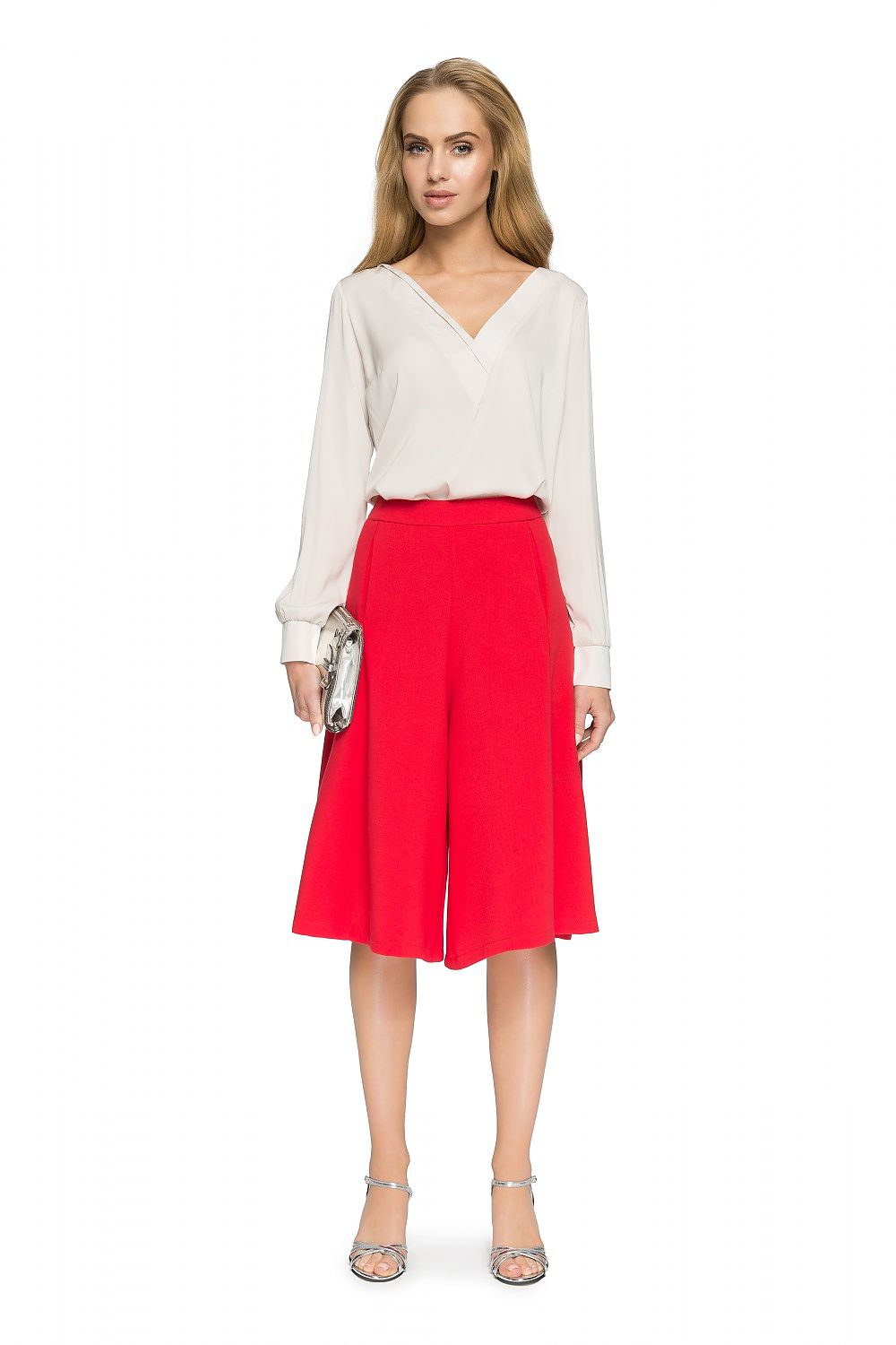 Bluse Stylove til dame fra MS StyleHaven, laget av polyester; Elastan-1, farge Svart, størrelse L, med long ermer, perfekt til dress
