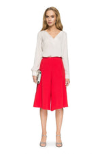 Bluse Stylove til dame fra MS StyleHaven, laget av polyester; Elastan-1, farge Svart, størrelse L, med long ermer, perfekt til dress