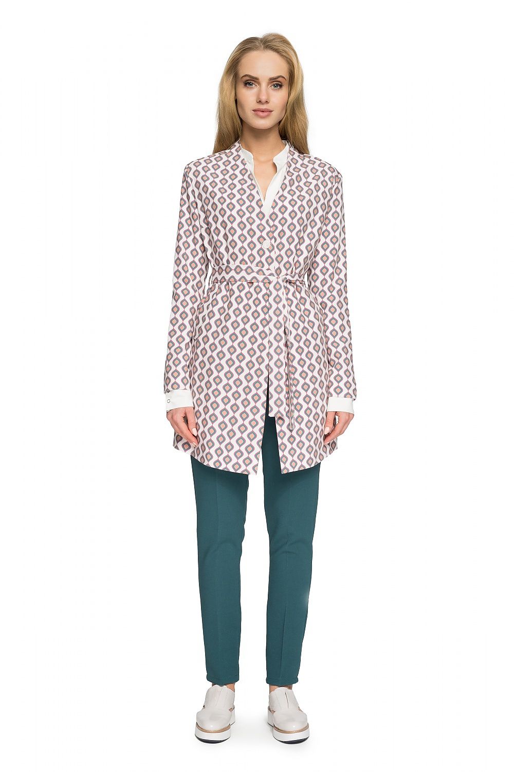 Kåpe Stylove til dame fra MS StyleHaven, laget av polyester; Viskose, farge Rosa, størrelse s, med long ermer, perfekt til dress