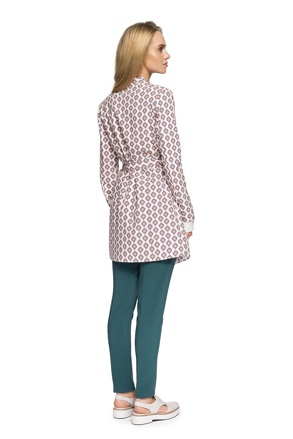 Kåpe Stylove til dame fra MS StyleHaven, laget av polyester; Viskose, farge Rosa, størrelse M, med long ermer, perfekt til dress