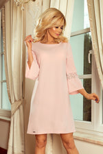 Margaret kjole til dame fra MS StyleHaven, laget av polyester, farge Grå, størrelse XL, med 45720 ermer, perfekt til casual; dress