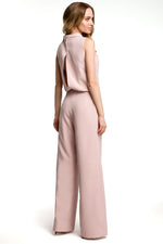 Jumpsuit - Moe til dame fra MS StyleHaven, laget av polyester, farge Rød, størrelse s, med sleeveless ermer, perfekt til casual; dress