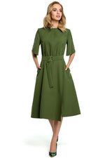 Lett Dagkjole Moe til dame fra MS StyleHaven, laget av polyester, farge Svart, størrelse XXL, med 45720 ermer, perfekt til casual; dress