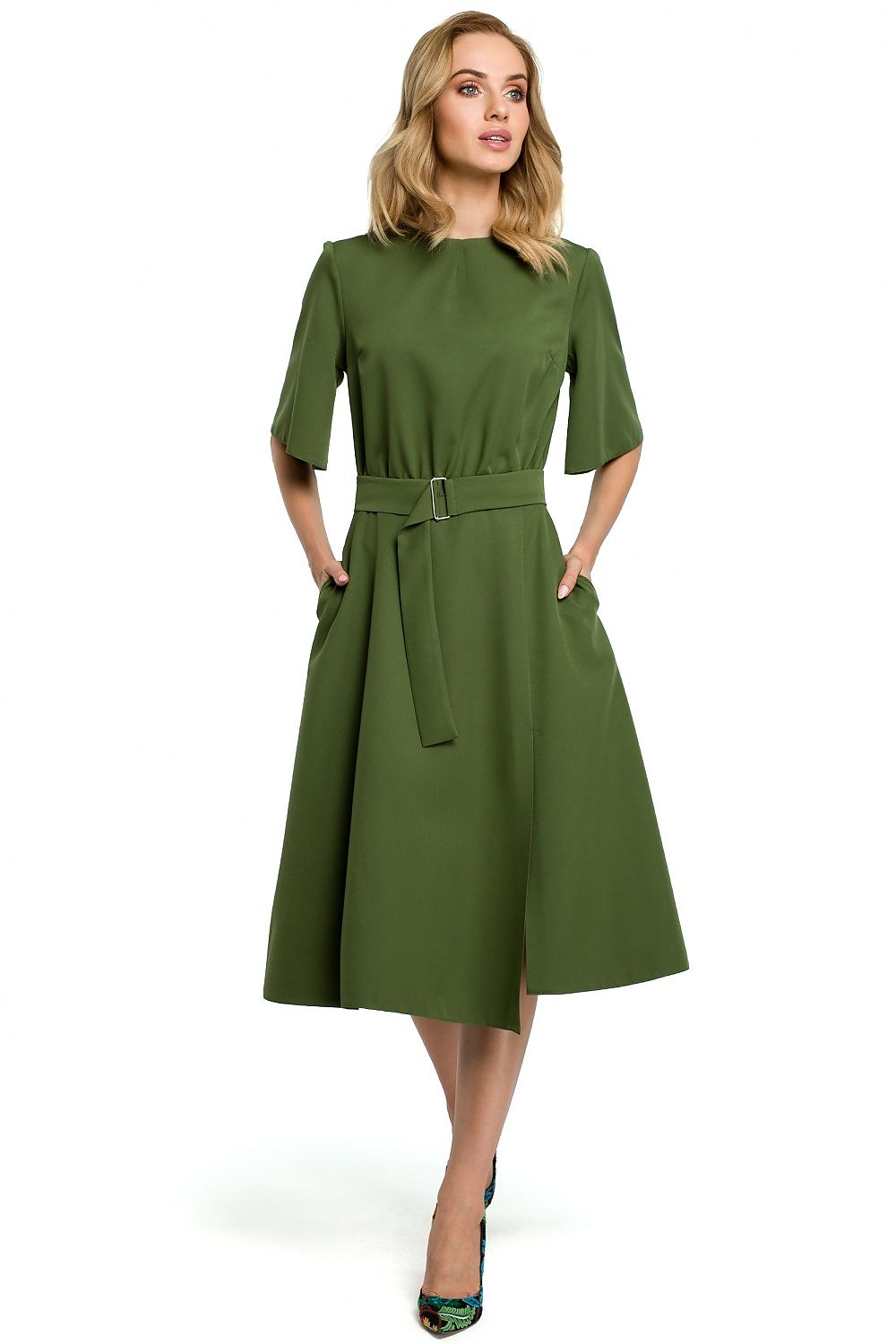 Lett Dagkjole Moe til dame fra MS StyleHaven, laget av polyester, farge Svart, størrelse XXL, med 45720 ermer, perfekt til casual; dress