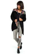Genser BeWear til dame fra MS StyleHaven, laget av polyester, farge Svart, størrelse L/XL, med long ermer, perfekt til dress