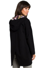 Genser BeWear til dame fra MS StyleHaven, laget av polyester, farge Svart, størrelse 2XL/3XL, med long ermer, perfekt til dress