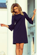 Margaret kjole til dame fra MS StyleHaven, laget av polyester, farge Rød, størrelse M, med 45720 ermer, perfekt til casual; dress