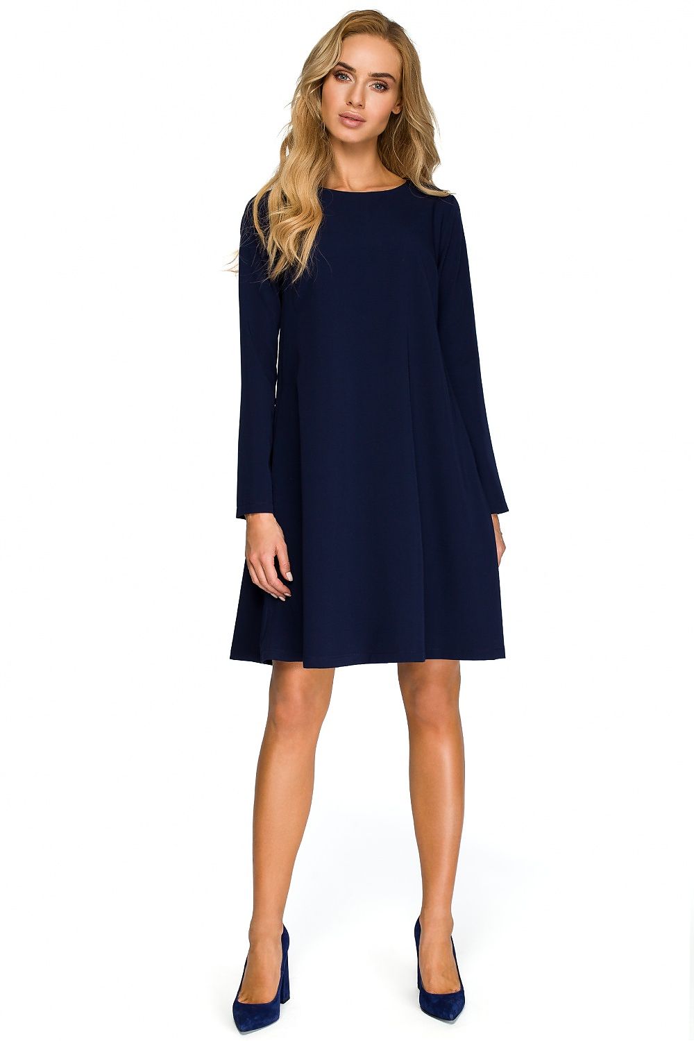 Cocktailkjole Stylove til dame fra MS StyleHaven, laget av polyester; Viskose, farge Rød, størrelse L, med long ermer, perfekt til dress