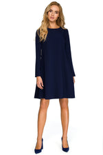 Cocktailkjole Stylove til dame fra MS StyleHaven, laget av polyester; Viskose, farge Rød, størrelse L, med long ermer, perfekt til dress