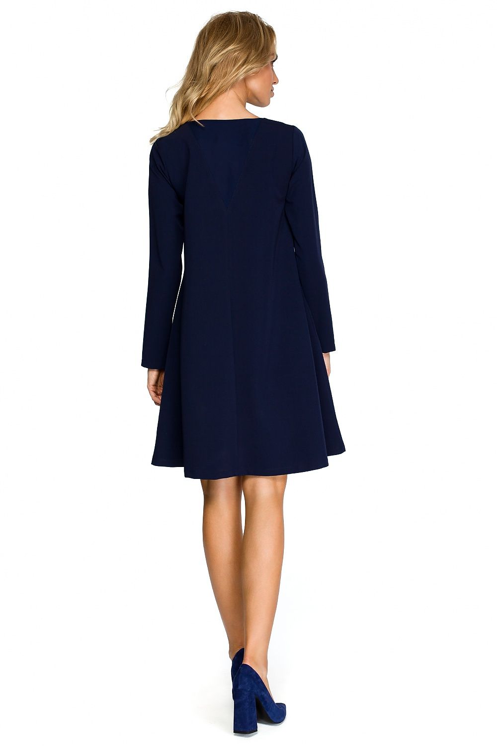 Cocktailkjole Stylove til dame fra MS StyleHaven, laget av polyester; Viskose, farge Rød, størrelse XL, med long ermer, perfekt til dress
