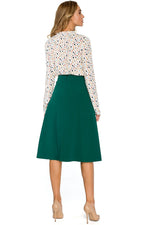 Skjørt Stylove til dame fra MS StyleHaven, laget av Viskose; polyester, farge Marineblå, størrelse s, med long ermer, perfekt til dress