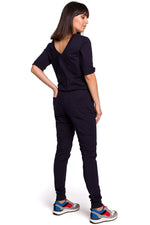 Jumpsuit / BeWear til dame fra MS StyleHaven, laget av Bomull, farge Grønn, størrelse XL, med 45720 ermer, perfekt til dress