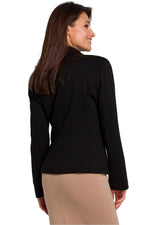 Jakke Stylove til dame fra MS StyleHaven, laget av Bomull; polyester, farge Svart, størrelse L, med long ermer, perfekt til dress