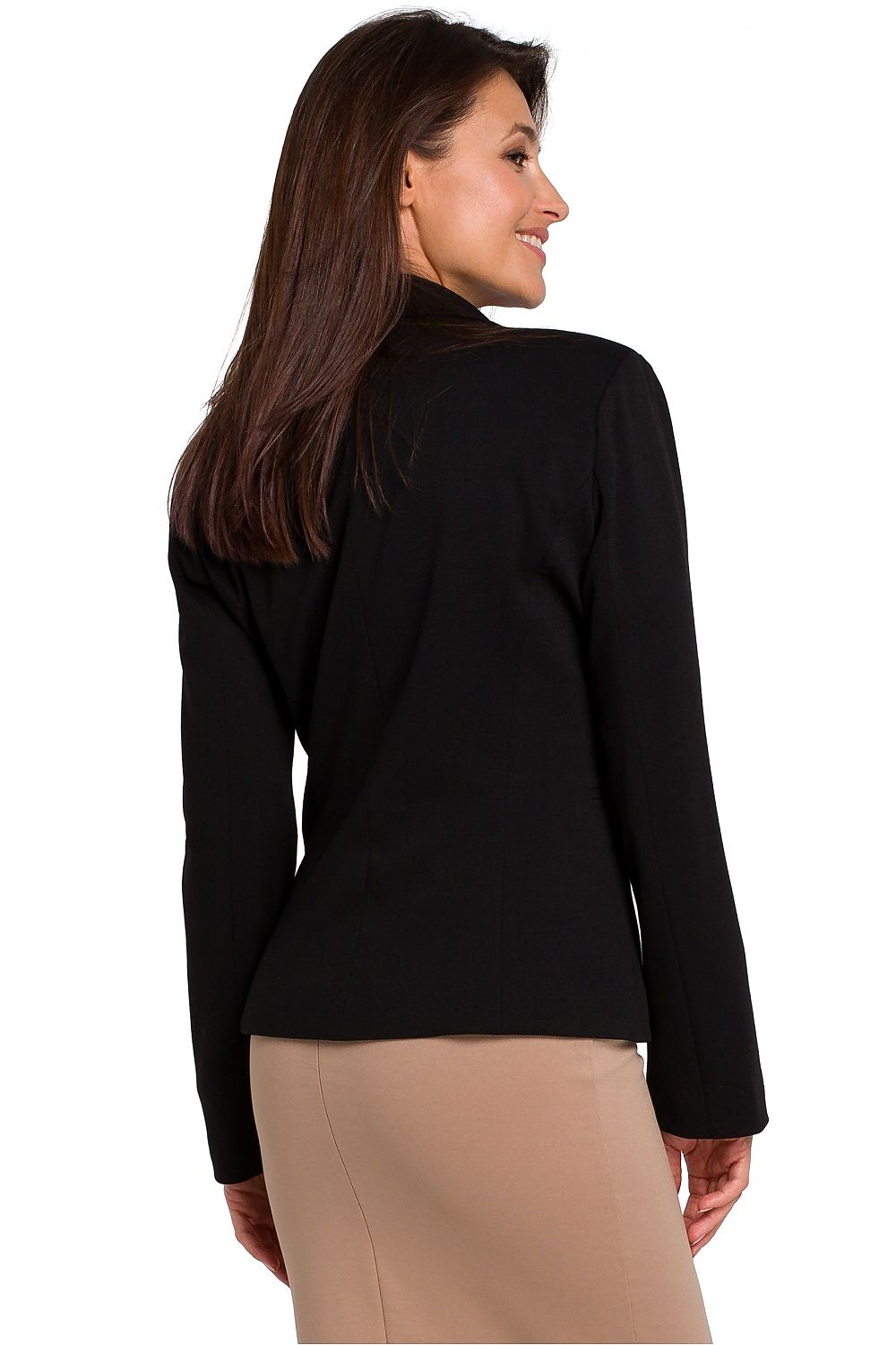 Jakke Stylove til dame fra MS StyleHaven, laget av Bomull; polyester, farge Svart, størrelse L, med long ermer, perfekt til dress