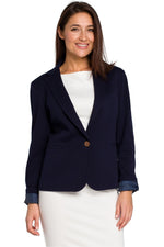 Jakke Stylove til dame fra MS StyleHaven, laget av Bomull; polyester, farge Rød, størrelse M, med long ermer, perfekt til dress