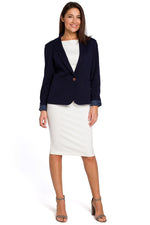 Jakke Stylove til dame fra MS StyleHaven, laget av Bomull; polyester, farge Rød, størrelse L, med long ermer, perfekt til dress