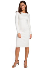 Dagkjole Stylove til dame fra MS StyleHaven, laget av Bomull; polyester, farge Svart, størrelse XXL, med long ermer, perfekt til dress
