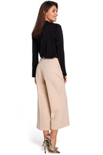 Damebukser Stylove til dame fra MS StyleHaven, laget av Viskose; polyester, farge beige, størrelse XXL, med 45720 ermer, perfekt til dress