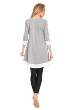 Flowing Grace gravidkjole fra PeeKaBoo til dame fra MS StyleHaven, laget av polyester; Elastan; Viskose, farge Rød, størrelse S/M, med 3-4; long ermer, perfekt til casual; dress