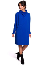 Dagskjole BeWear til dame fra MS StyleHaven, laget av polyester, farge Svart, størrelse XXL, med long ermer, perfekt til dress
