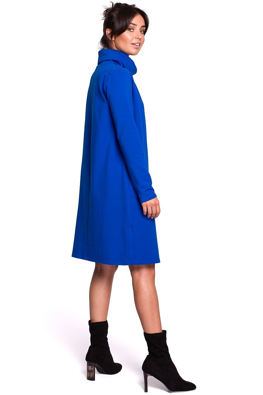 Dagskjole BeWear til dame fra MS StyleHaven, laget av polyester, farge Grønn, størrelse s, med long ermer, perfekt til dress