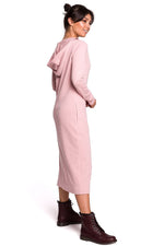 Praktiske Dagskjole BeWear til dame fra MS StyleHaven, laget av polyester, farge Grå, størrelse XL, med long ermer, perfekt til dress