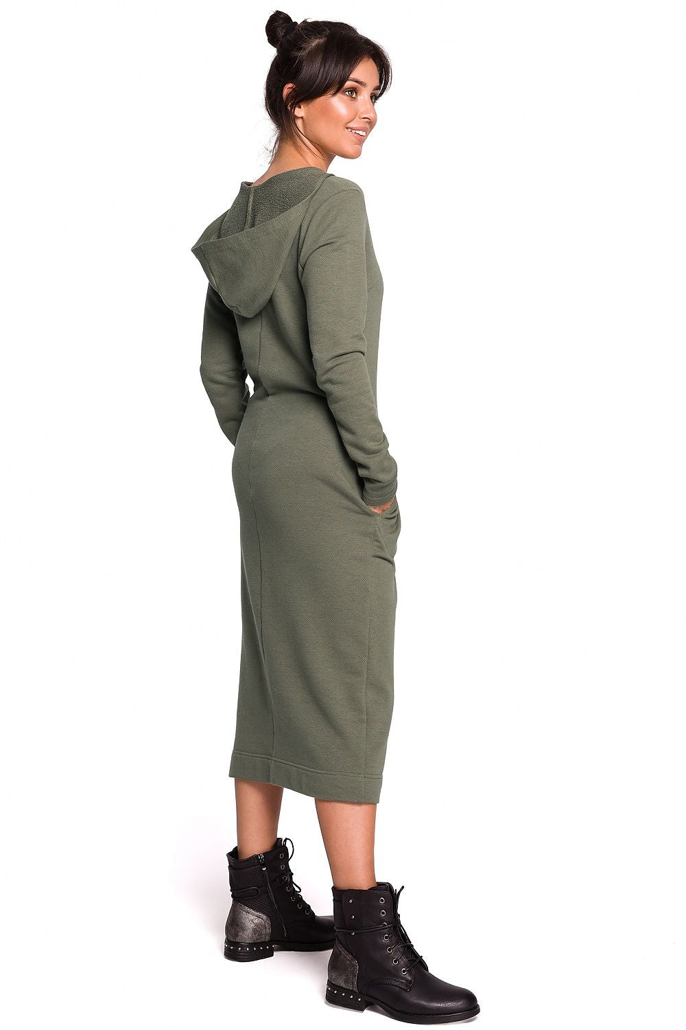 Praktiske Dagskjole BeWear til dame fra MS StyleHaven, laget av polyester, farge Rosa, størrelse s, med long ermer, perfekt til dress